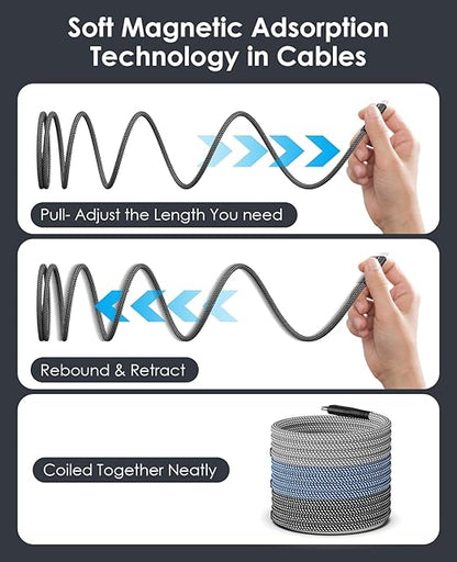 MagCable Magnetic Coil USB Charging Cable