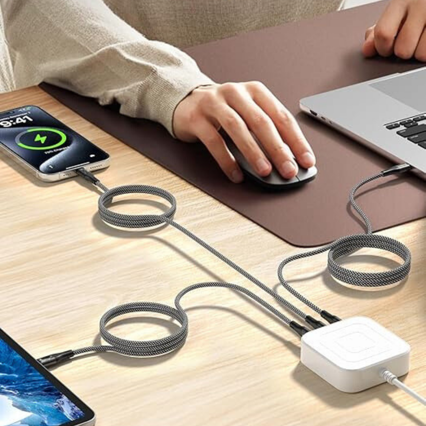 MagCable Magnetic Coil USB Charging Cable