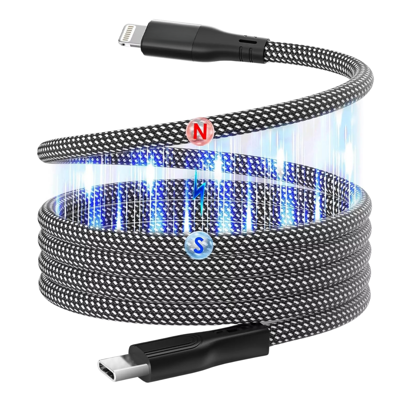 MagCable Magnetic Coil USB Charging Cable